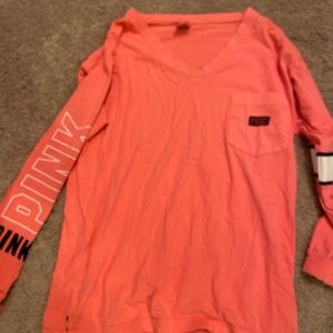 Pink brand long sleeve shirt